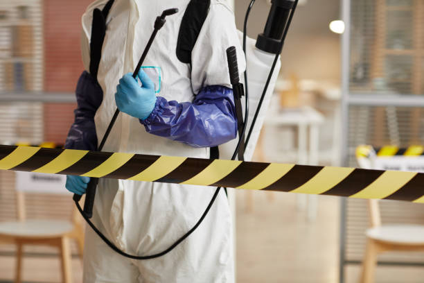 Professional Blood Cleanup technician working in Byers, CO